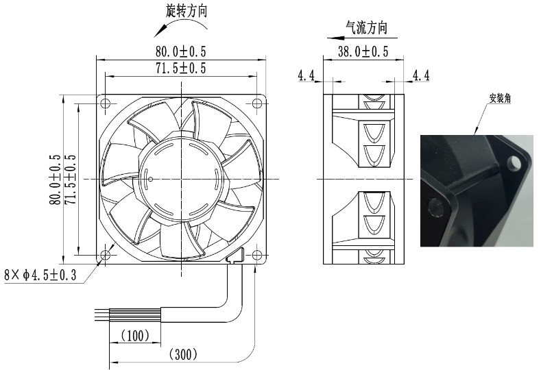 尺寸图 图1