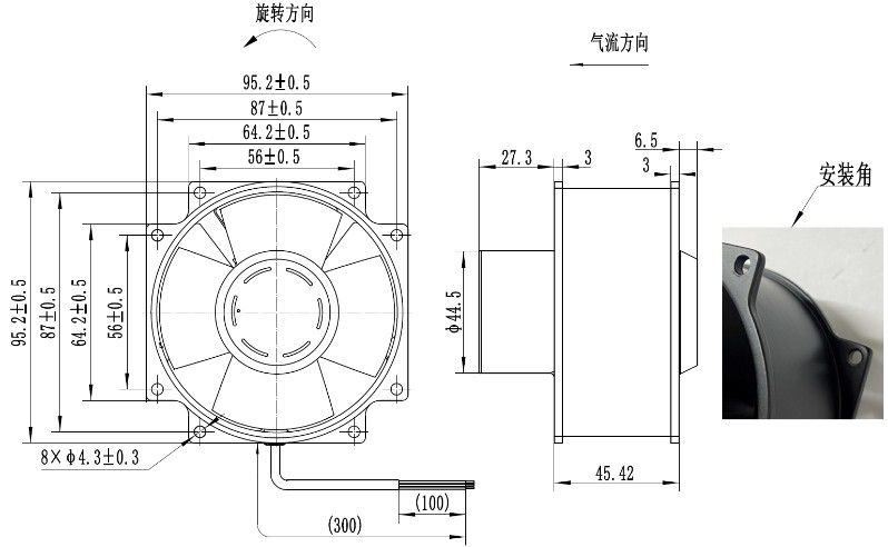 尺寸图 图1