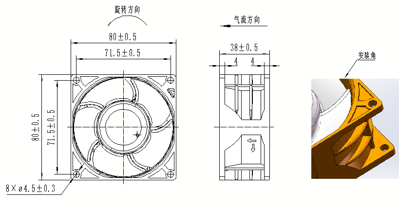 尺寸图 图1
