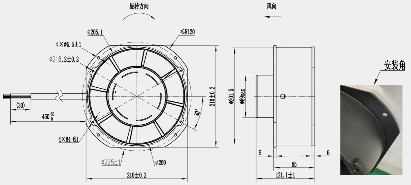 尺寸图 图1