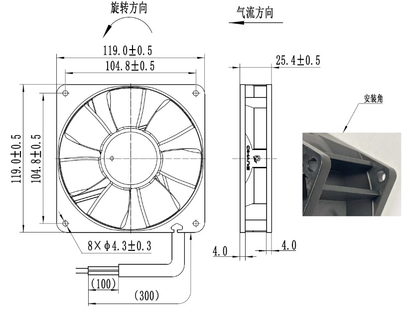 尺寸图 图1