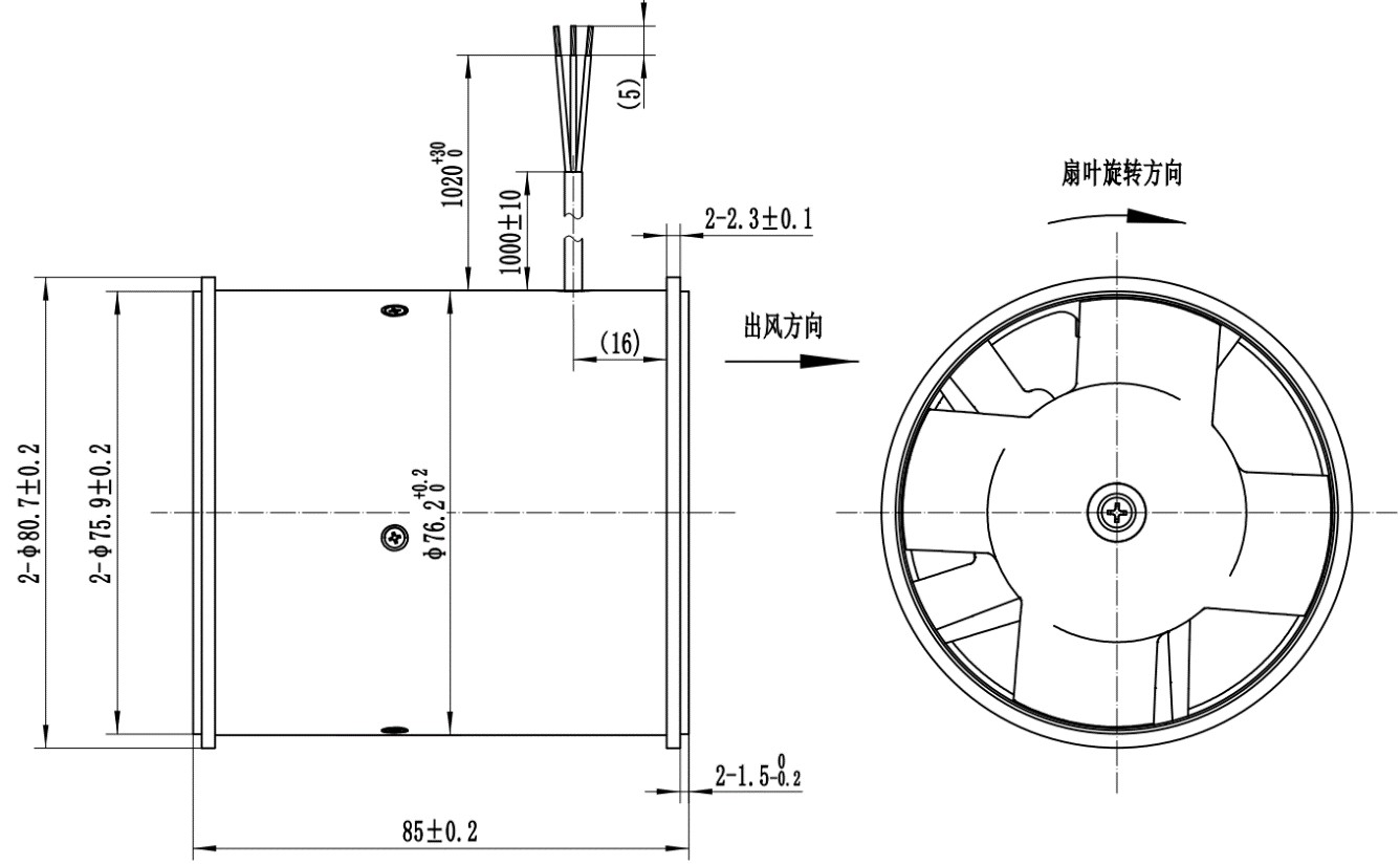 尺寸图 图1