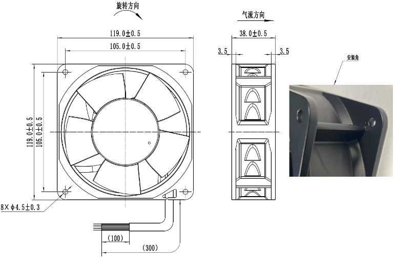 尺寸图 图1